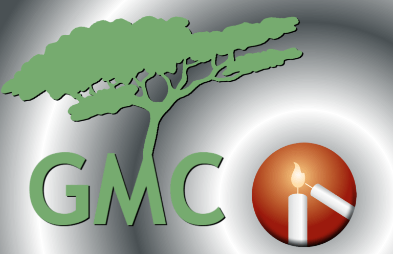Image of a green tree and the Messiah logo - reads "GMC"